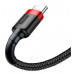 Baseus CATKLF-B91 Cafule Cable USB-C 3A 1m Red/Black