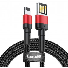 Baseus CALKLF-G91 Cafule Lightning Kabel 2.4A 1m Red/Black