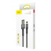 Baseus CALKLF-GG1 Cafule Lightning Kabel 2.4A 1m Grey/Black