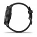Garmin Venu Slate Stainless Steel Bezel with Black Case and Silicone Band