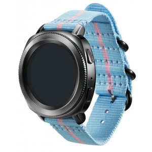 Samsung Gear Sport Studio Premium Nato Strap 20mm Blue/Pink (EU Blister)