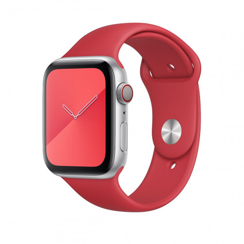 Tactical 498 Silikonový Řemínek pro Apple Watch 42-44mm Red