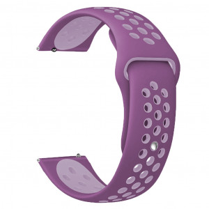 Tactical 247 Double Silikonový Řemínek 22mm Purple/Pink (EU Blister)