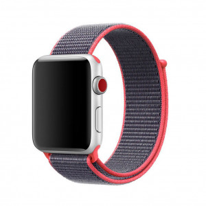 Tactical 551 Látkový Řemínek pro Apple Watch 42-44mm Grey/Rose