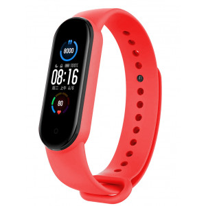 Tactical 656 Silikonový Řemínek pro Xiaomi Mi Band 5 / 6 Red (EU Blister)