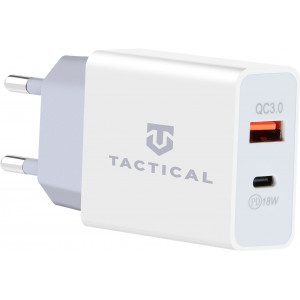 Tactical AR-PD-30W USB-A/USB-C QC 3.0 3.4A Cestovní Nabíječka White