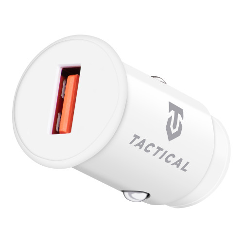 Tactical LZ-336 USB-A QC 3.0 3A Autonabíječka White