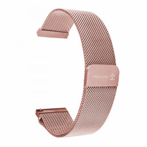 Tactical 704 Loop Magnetický Kovový Řemínek 22mm Rose Gold