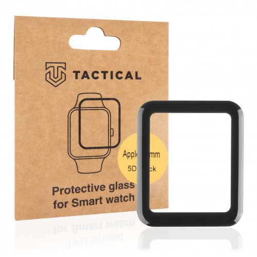 Tactical Glass Shield 5D sklo pro Apple Watch 4/5/6/SE 40mm Black