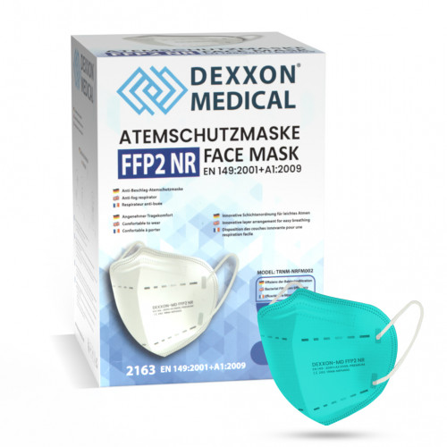 DEXXON MEDICAL Respirátor FFP2 NR svetlozelená 1ks/bal