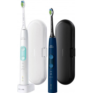 Philips Sonicare ProtectiveClean 5100 Dvojité Balení White + Navy Blue HX6851/34