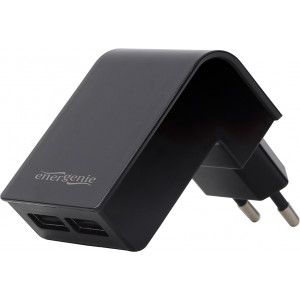 ENERGENIE EG-U2C2A-02 Energenie univerzální USB nabíječka 2.1A, černá