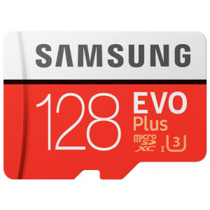 Samsung EVO Plus microSDXC 128GB V30 UHS-I U3 + Adapter (EU Blister)