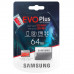 Samsung EVO Plus microSDXC 64GB V30 UHS-I U1 + Adapter (EU Blister)