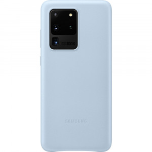 Samsung Kožený Kryt pro Galaxy S20 Ultra 5G Blue