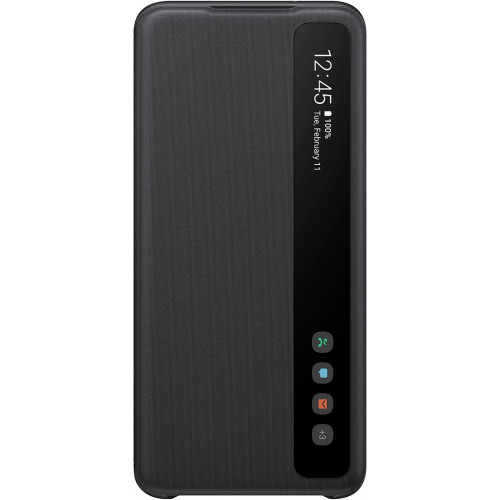Samsung Clear S-View Pouzdro pro Galaxy S20 Black