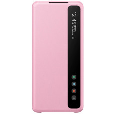 Samsung Clear S-View Pouzdro pro Galaxy S20+ Pink