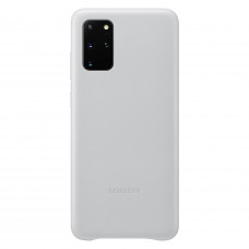 Samsung Kožený Kryt pro Galaxy S20+ Silver