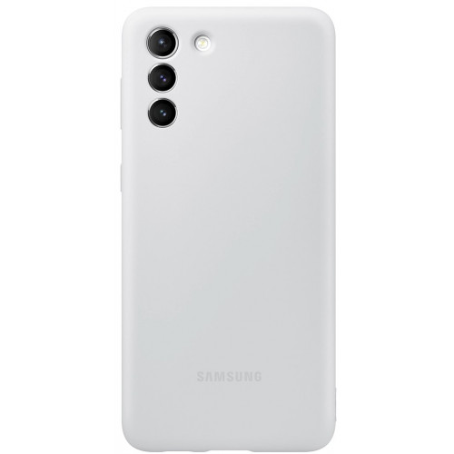 Samsung Silikonový Kryt pro Galaxy S21+ 5G Light Gray