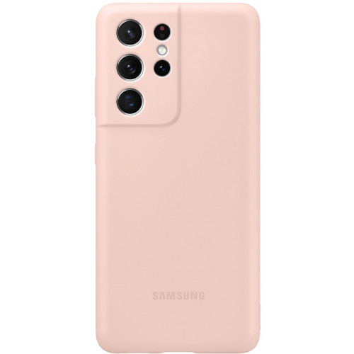 Samsung Silikonový Kryt pro Galaxy S21 Ultra 5G Pink