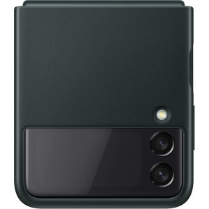 Samsung Kožený Kryt pro Galaxy Z Flip3 Green