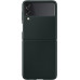 Samsung Kožený Kryt pro Galaxy Z Flip3 5G Green