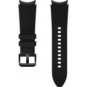 Samsung Galaxy Watch4 / Galaxy Watch5 Kožený Řemínek M/L Black