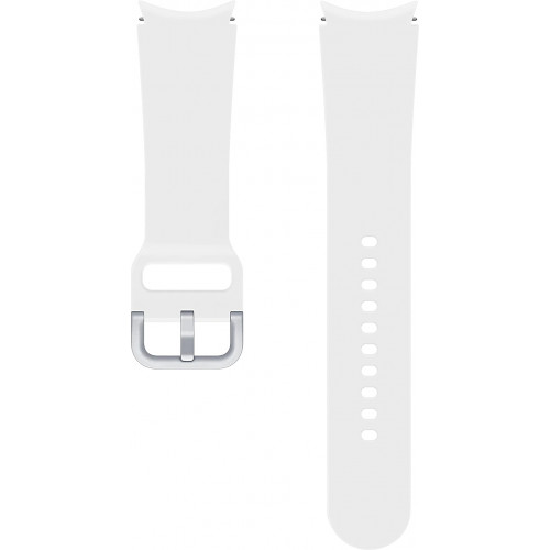 Samsung Galaxy Watch4 / Galaxy Watch5 / Galaxy Watch6 Sportovní Řemínek M/L White