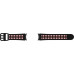 Samsung Galaxy Watch4 / Galaxy Watch5 / Galaxy Watch6 Sportovní Řemínek S/M Black