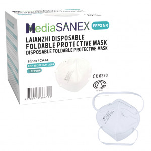 Media Sanex LAIANZHI KP302 Respirátor FFP3 600ks/bal