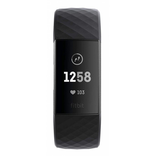 Fitbit Charge 3 Black / Graphite Aluminium