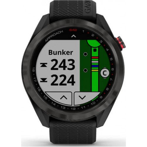 Garmin Approach S42 Gunmetal with Black Band