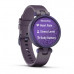 Garmin Lily Sport Midnight Orchid Bezel with Deep Orchid Case and Silicone Band (Eco Box)