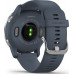 Garmin Venu 2 Silver Stainless Steel Bezel with Granite Blue Case and Silicone Band