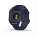 Garmin VENU SQ Music Light Gold Aluminum Bezel with Navy Case and Silicone Band