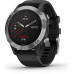 Garmin fēnix 6 Glass Silver/Black Band 