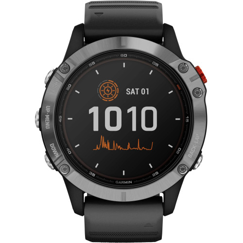 Garmin fēnix 6 Solar Silver with Black Band