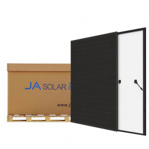 JA Solar FULL Black 390Wp - solární fotovoltaický panel - komplet černý - 25 let záruka výkonu - 36ks/paleta