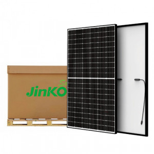 Jinko Solar Tiger Pro černý rám 460Wp - solární fotovoltaický panel - 25 let záruka výkonu - 36ks/paleta