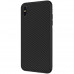 Nillkin Synthetic Fiber Ochranný Zadní Kryt Carbon Black pro iPhone Xs Max