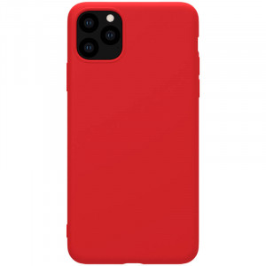 Nillkin Flex Pure Liquid Silikonové Pouzdro Black pro iPhone 11 Pro Max Red