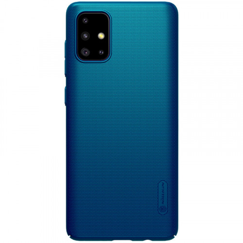 Nillkin Super Frosted Zadní Kryt pro Samsung Galaxy A71 Peacock Blue