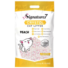 Signature7 podestílka pro mačky Peach 8L (3.6kg)