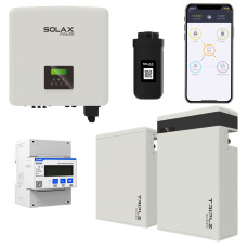 Solární sestava SolaX hybridní měnič 3F 10 kW + 11,6 kWh baterie