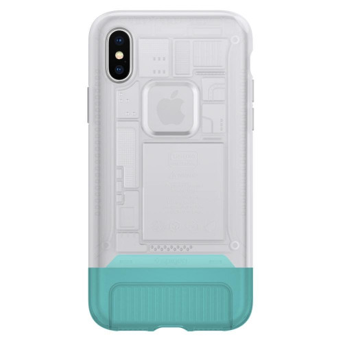 Spigen Classic C1 Cover pro iPhone X/XS White (EU Blister)