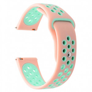 Tactical 244 Double Silikonový Řemínek 22mm Pink/Green (EU Blister)