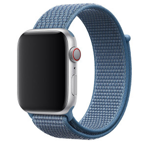 Tactical 528 Látkový Řemínek pro Apple Watch 38-40mm Blue (EU Blister)