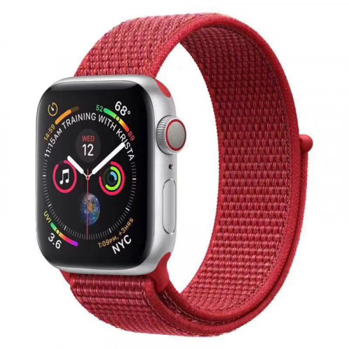 Tactical 534 Látkový Řemínek pro Apple Watch 38-40mm Red (EU Blister)