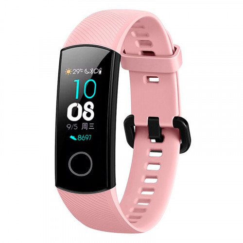 Tactical 441 Silikonový Řemínek pro Honor Band 4/5 Pink (EU Blister)