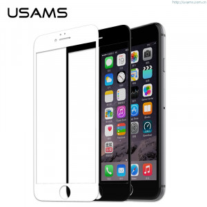 USAMS Tvrzené Sklo 3D White pro iPhone 6 Plus / 6s Plus